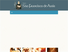 Tablet Screenshot of paroquiasaofranciscodeassiscg.org